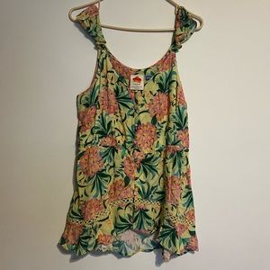 Farm Rio floral top, size large
